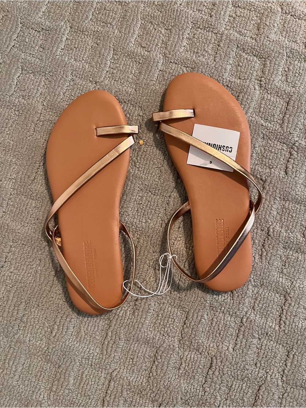 NWT - Rose gold sandals 6